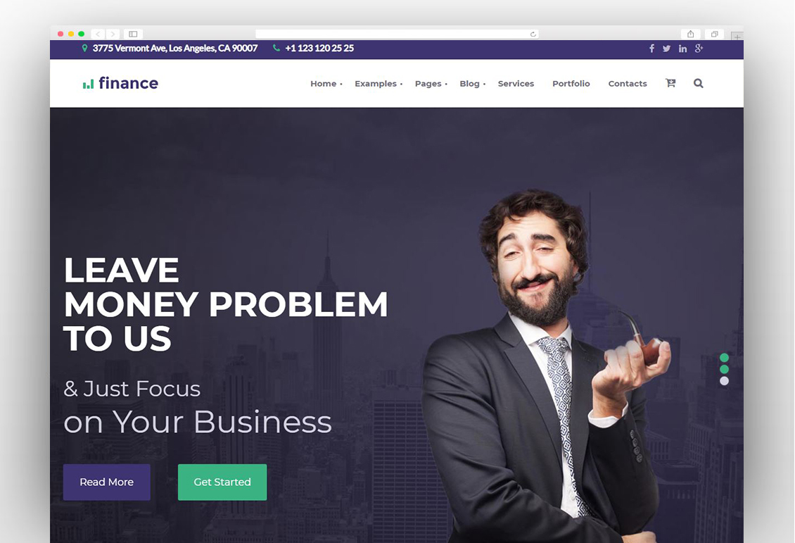 The Finance - Payday Loans, Finance and Business WordPress Theme
