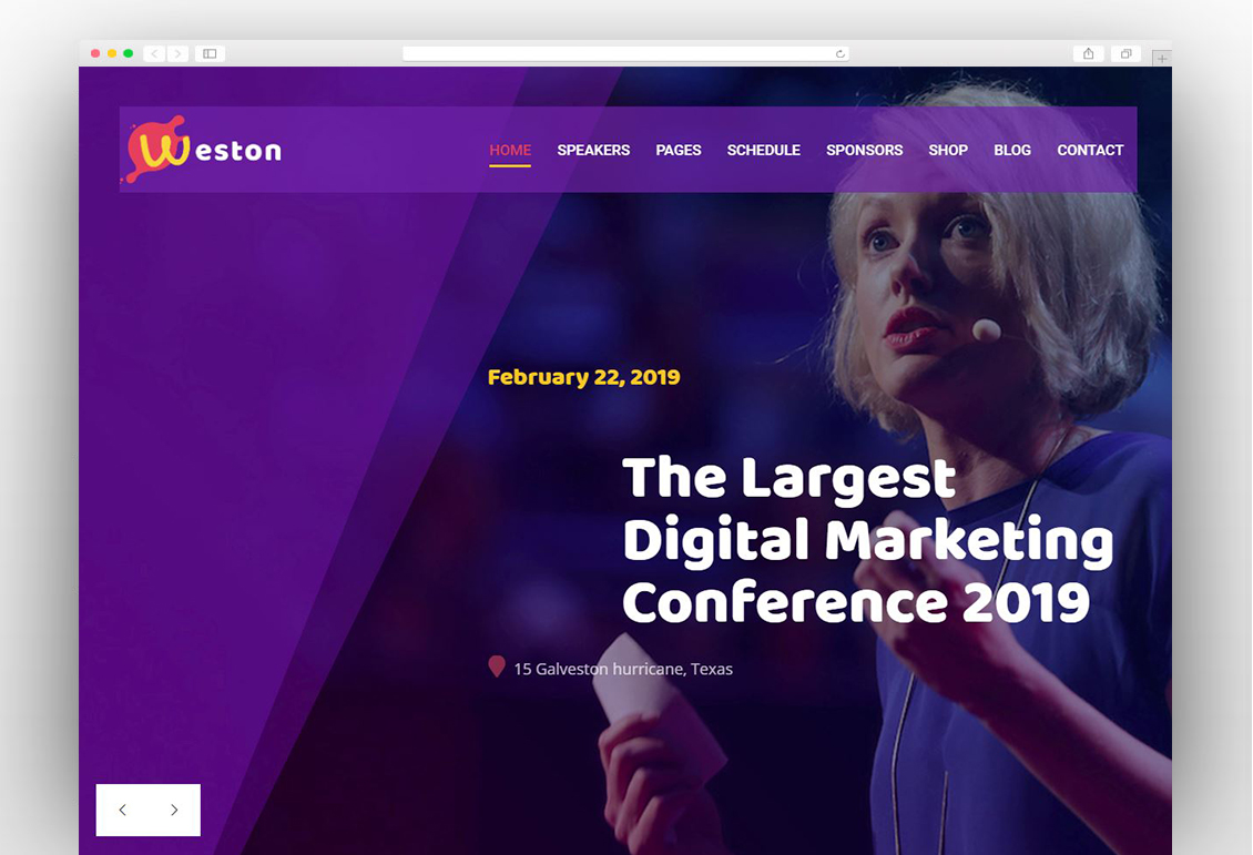 Weston - Conference & Event WordPress Theme