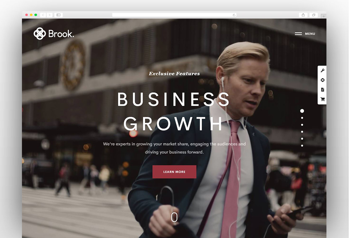 Brook - Agency Business Creative WordPress Theme