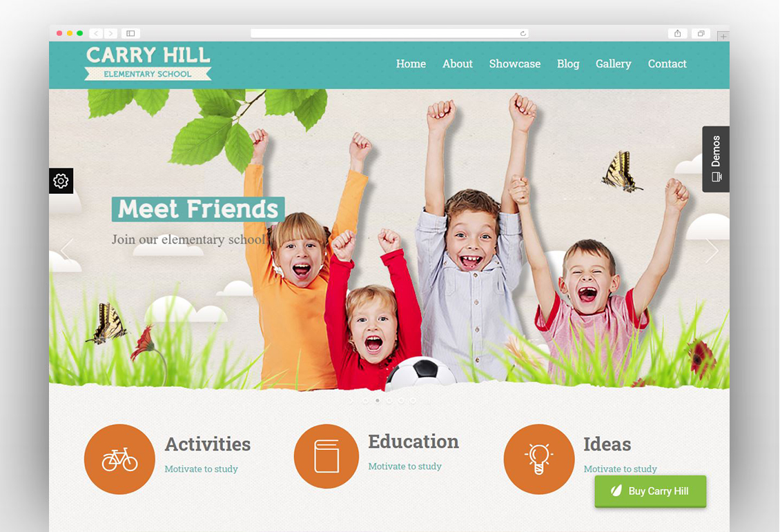 Carry Hill School - Education WordPress Theme