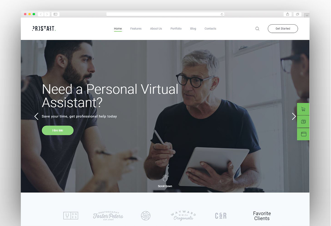 ProStart | Startup & Corporate Business WordPress Theme