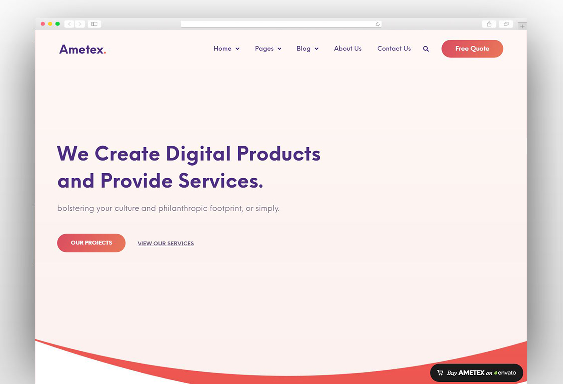 Ametex - Digital Marketing and SEO WordPress Themes