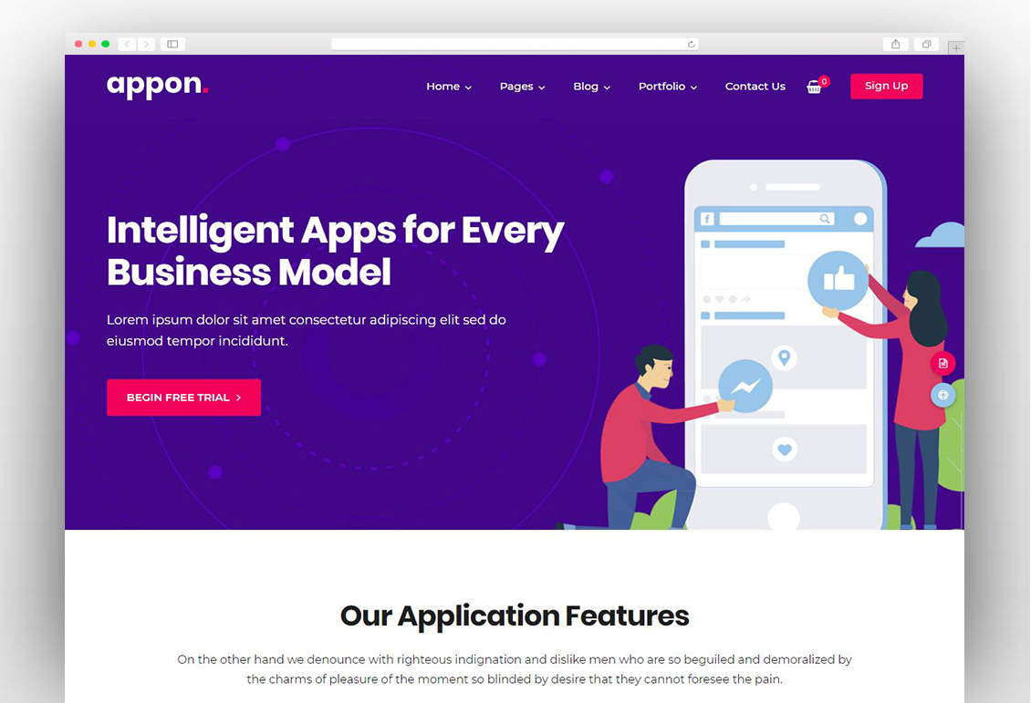 Appon - App & SaaS Software Theme