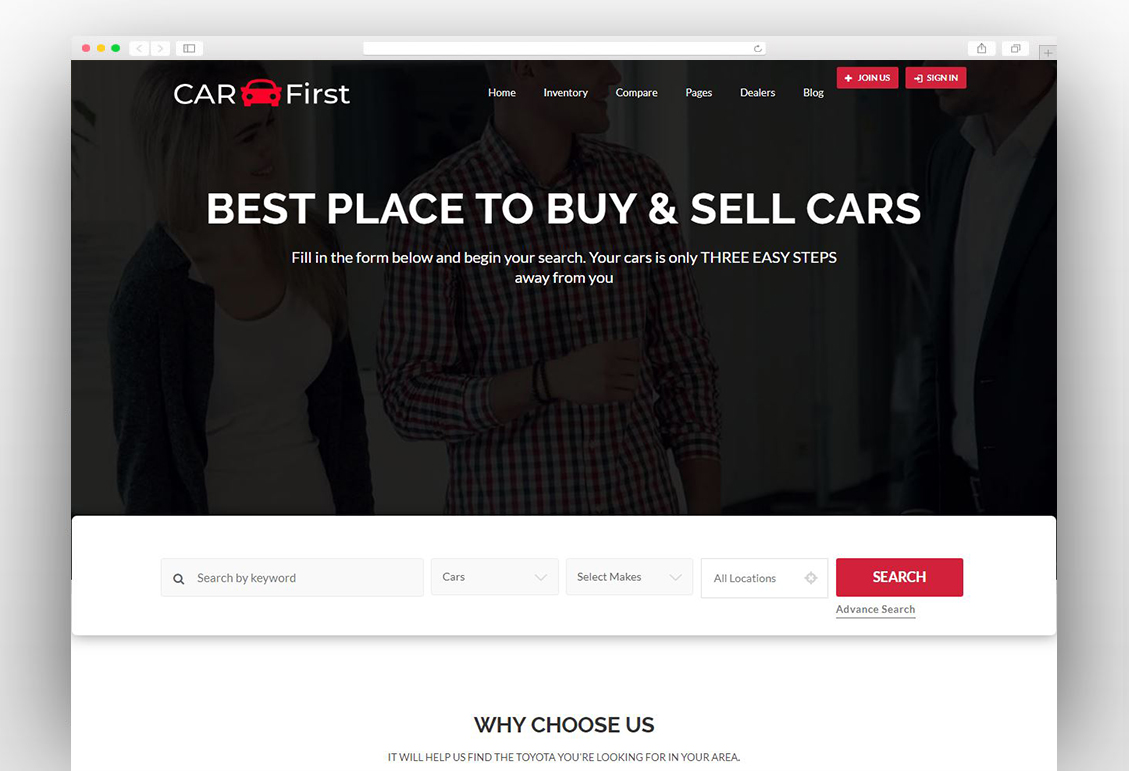 AutoMobile | Responsive Car Dealer WordPress Theme