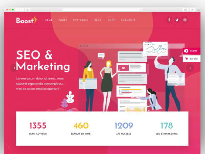 BoostUp - SEO Marketing Agency Theme