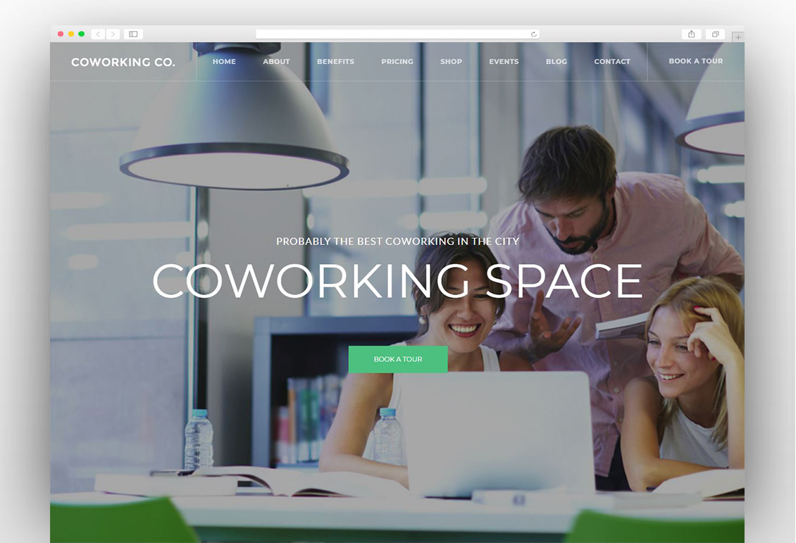 Coworking Co. - Creative Space WordPress Theme