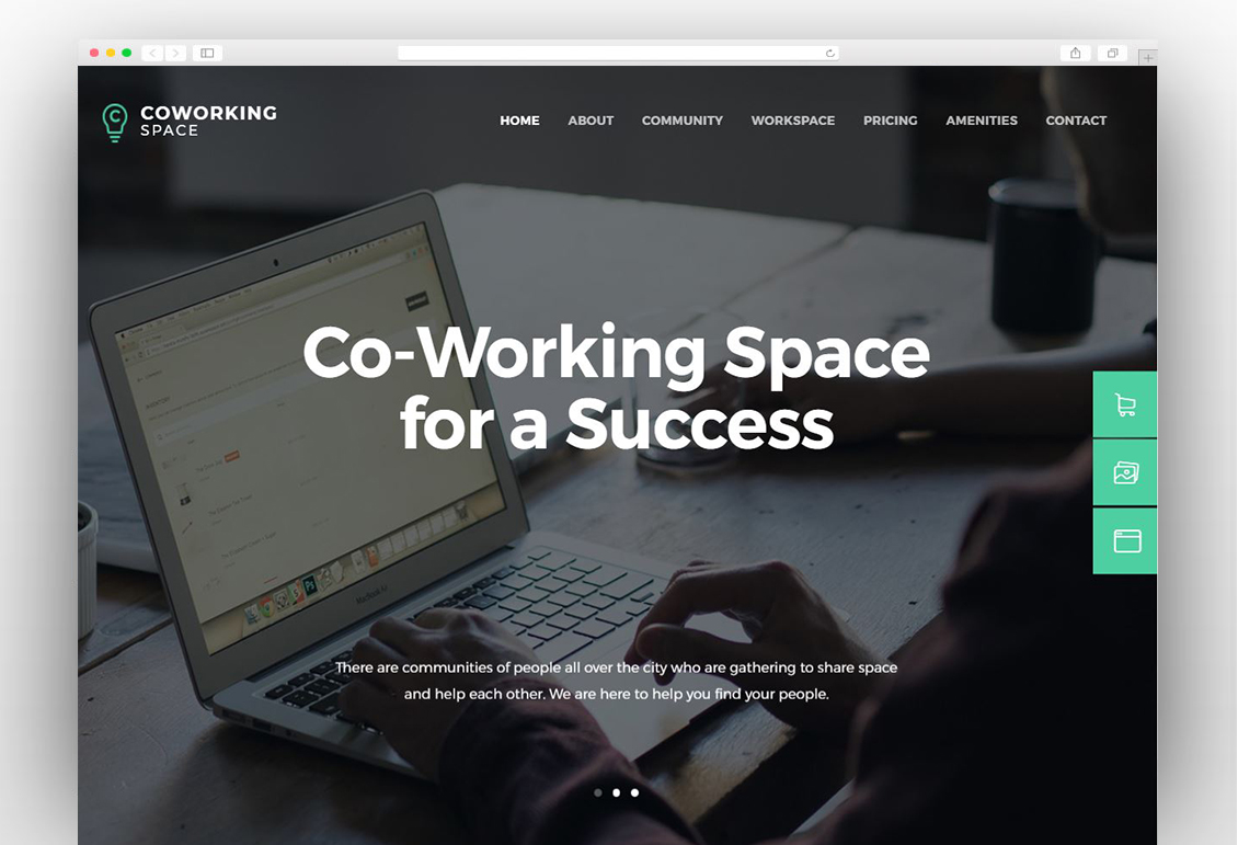 Coworking - Open Office & Creative Space WordPress Theme