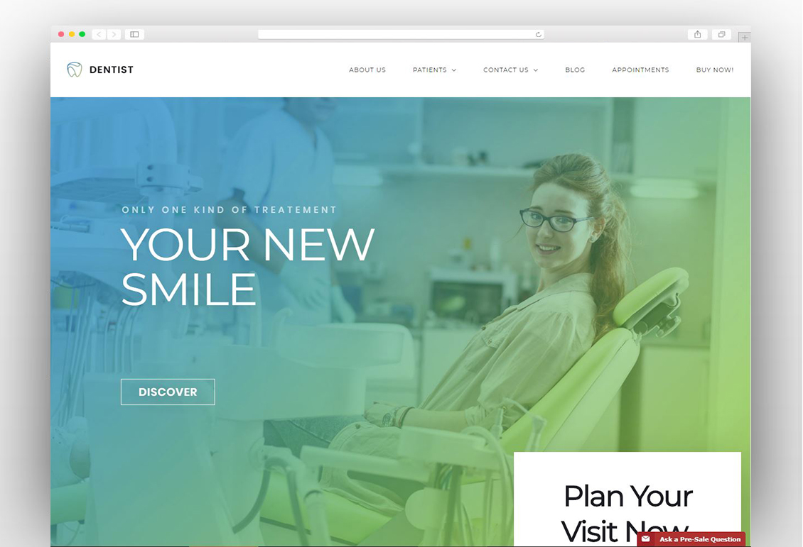 Dentist WP | Dental WordPress Theme