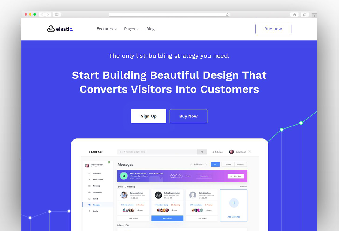 Elastik - App / SEO / Startup / SAAS WordPress Theme