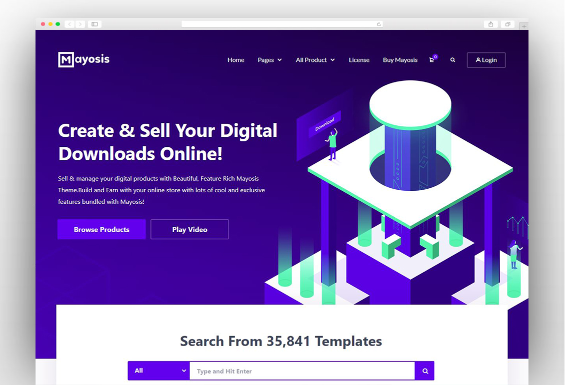 Mayosis - Digital Marketplace WordPress Theme