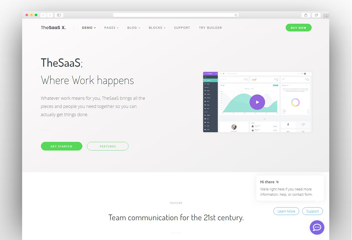 TheSaaS X - Responsive SaaS, Startup & Business WordPress Theme