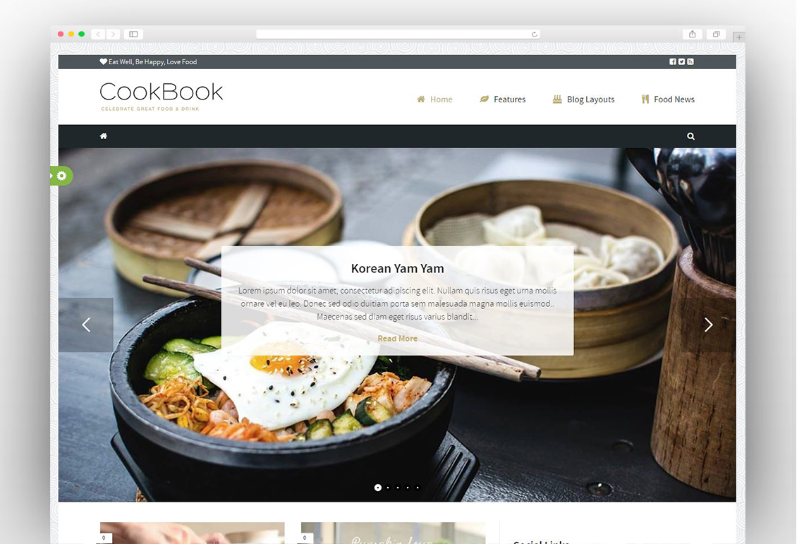 CookBook - Food Magazine Blog