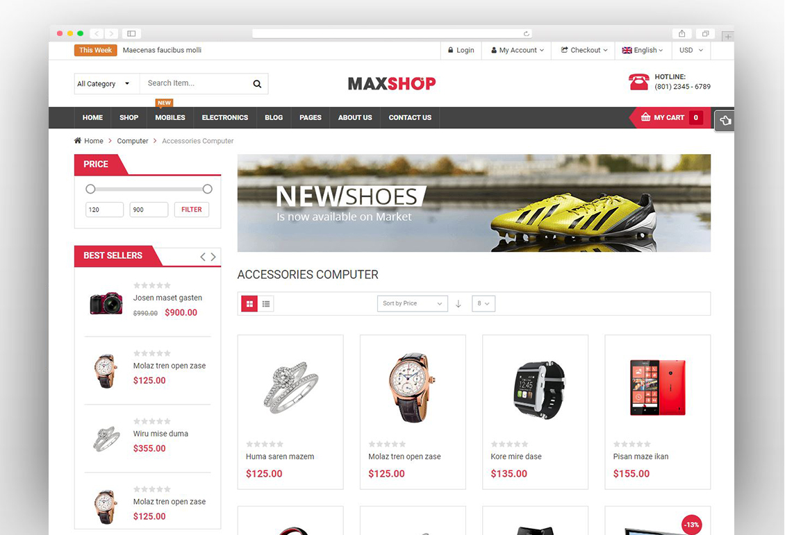 Maxshop | Multi-Purpose Responsive WooCommerce Theme (9+ Homepages & Mobile Layouts Ready)