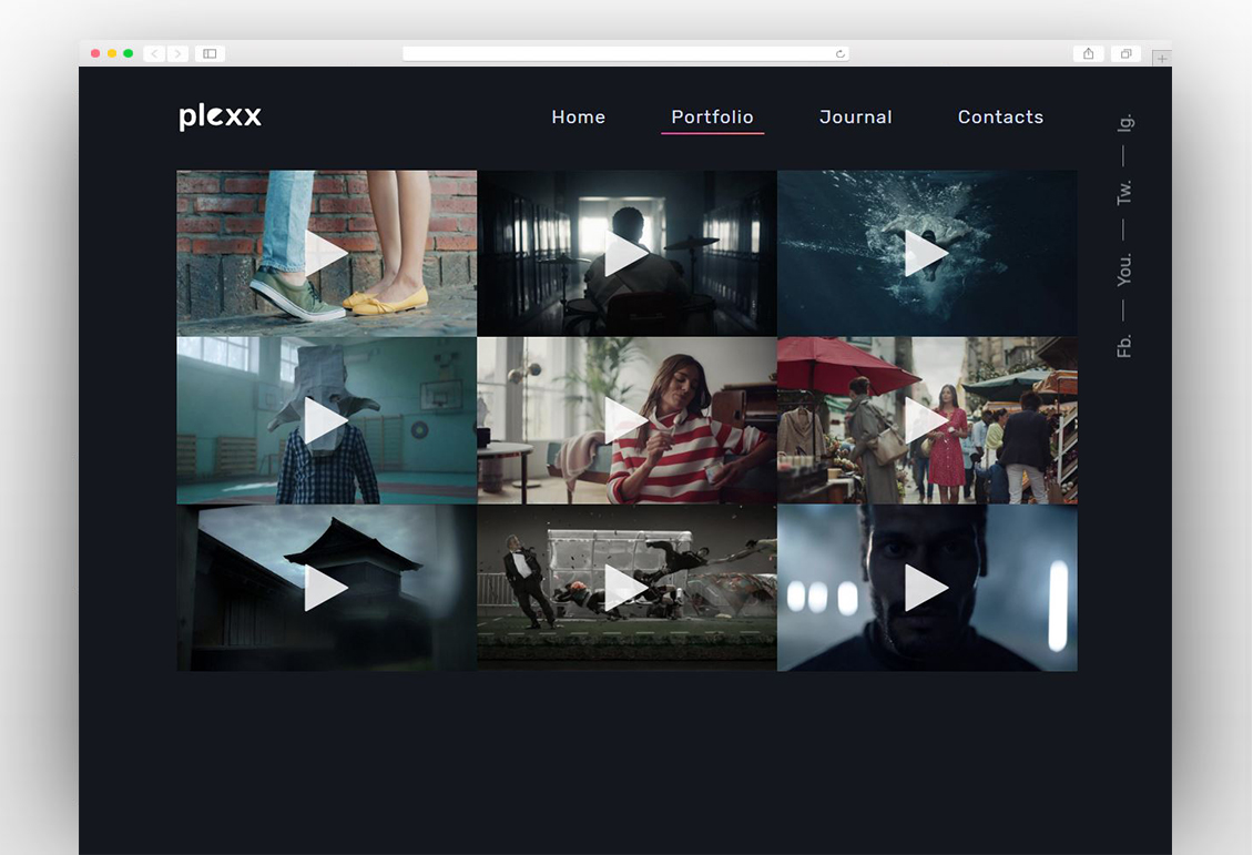 Plexx - Portfolio and Video Gallery for Agency and Studio