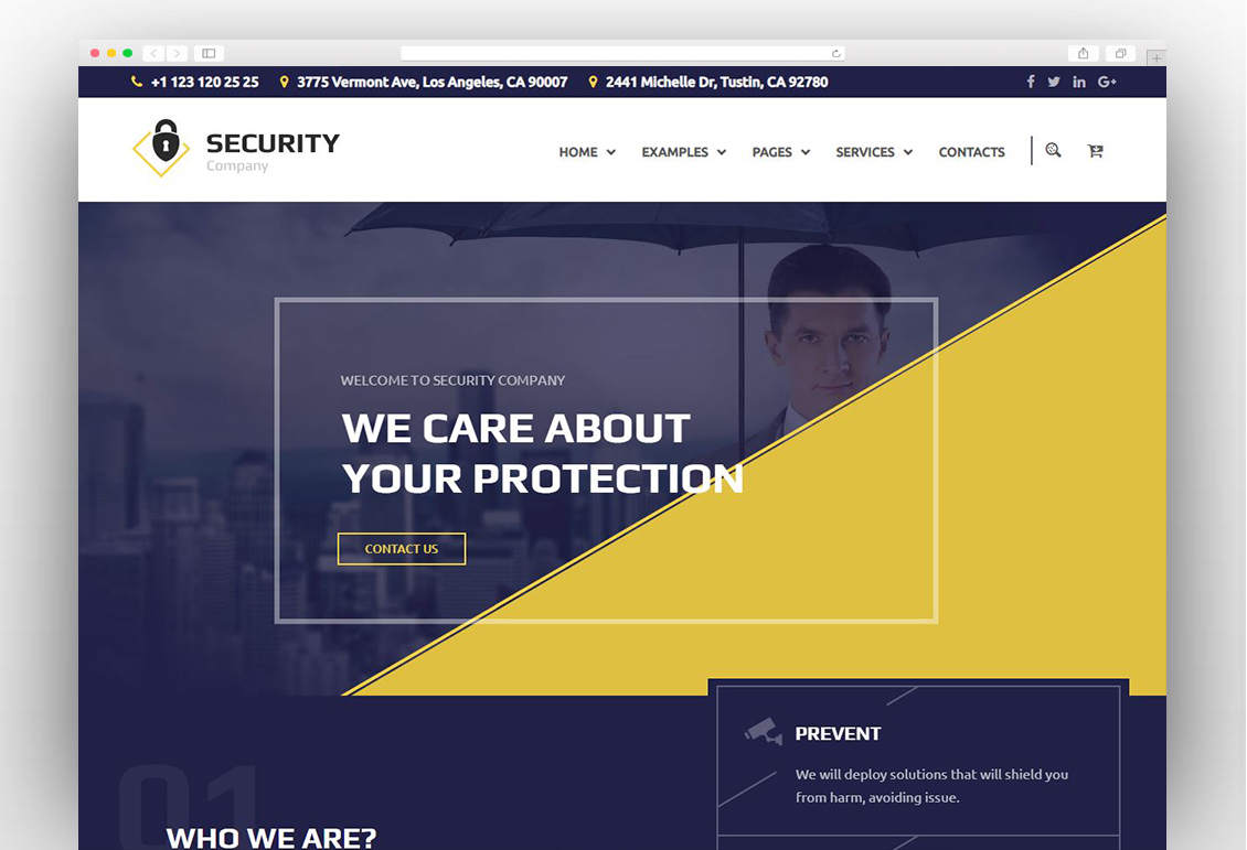 The Guard – Security Company WordPress Theme