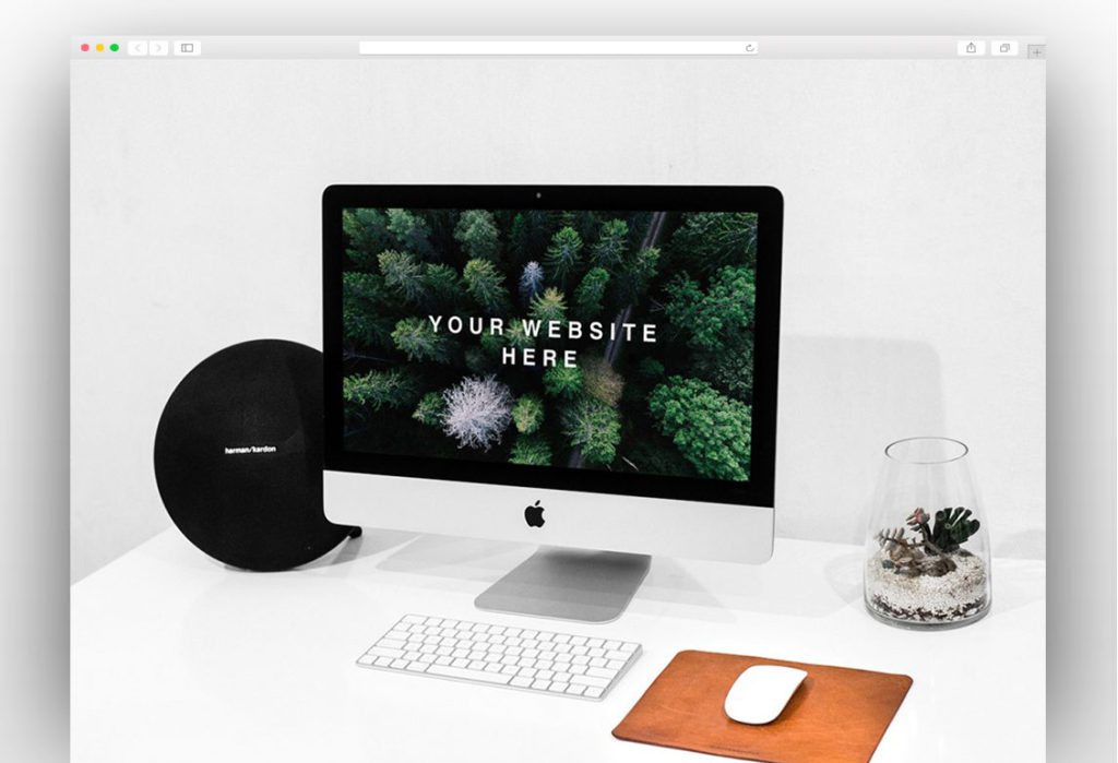 Best iMac Mockup Free PSD Template 2020 - New Template