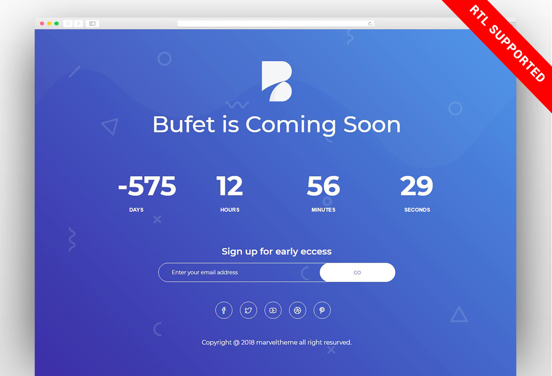 Bufet - Multi Concept Software & App Landing WordPress Theme + RTL