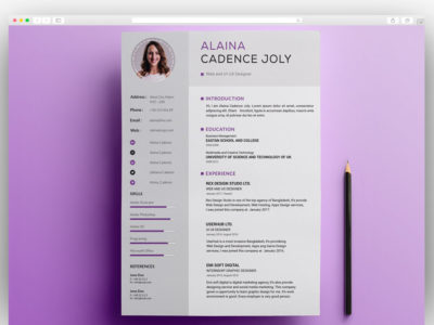 Free Clean Professional Resume Template