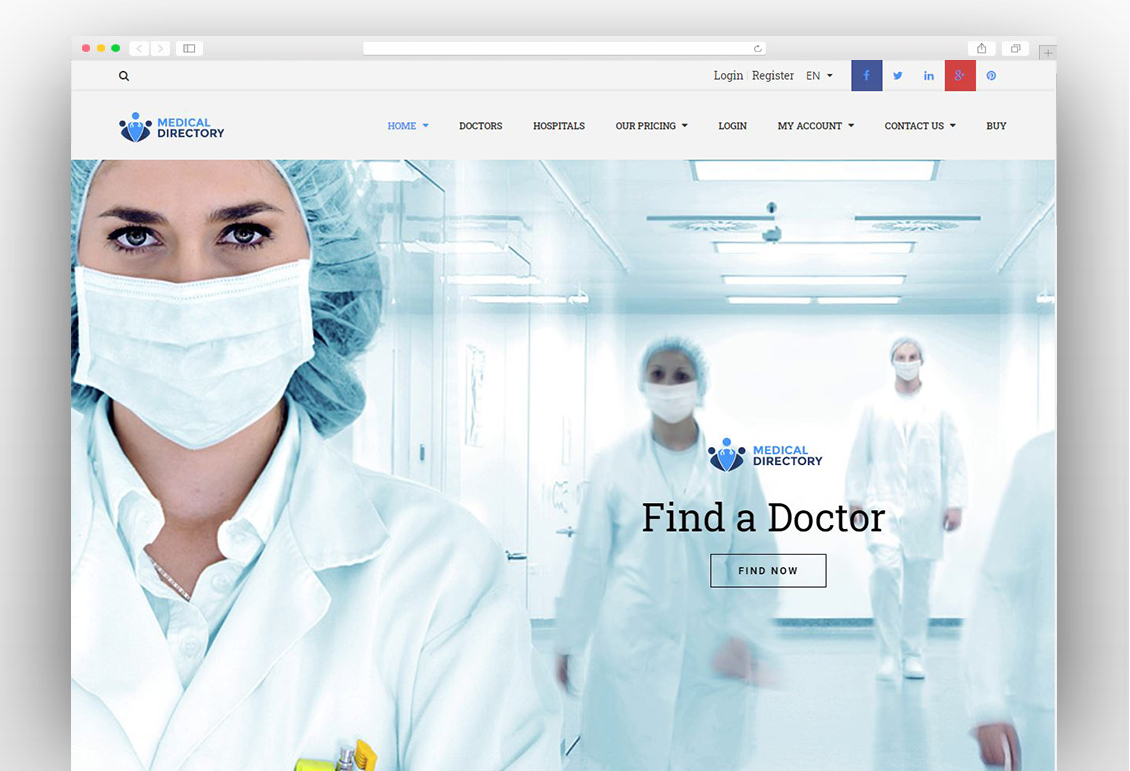 Medical Directory - Hospitals & Doctors Listing Theme
