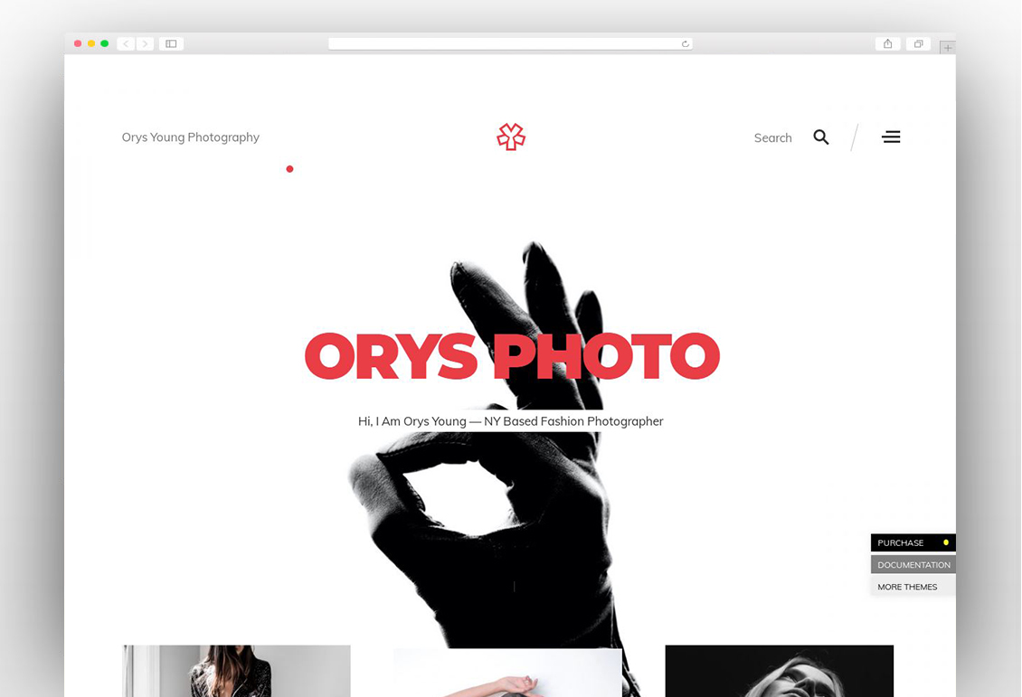 Orys - Creative Photography Theme