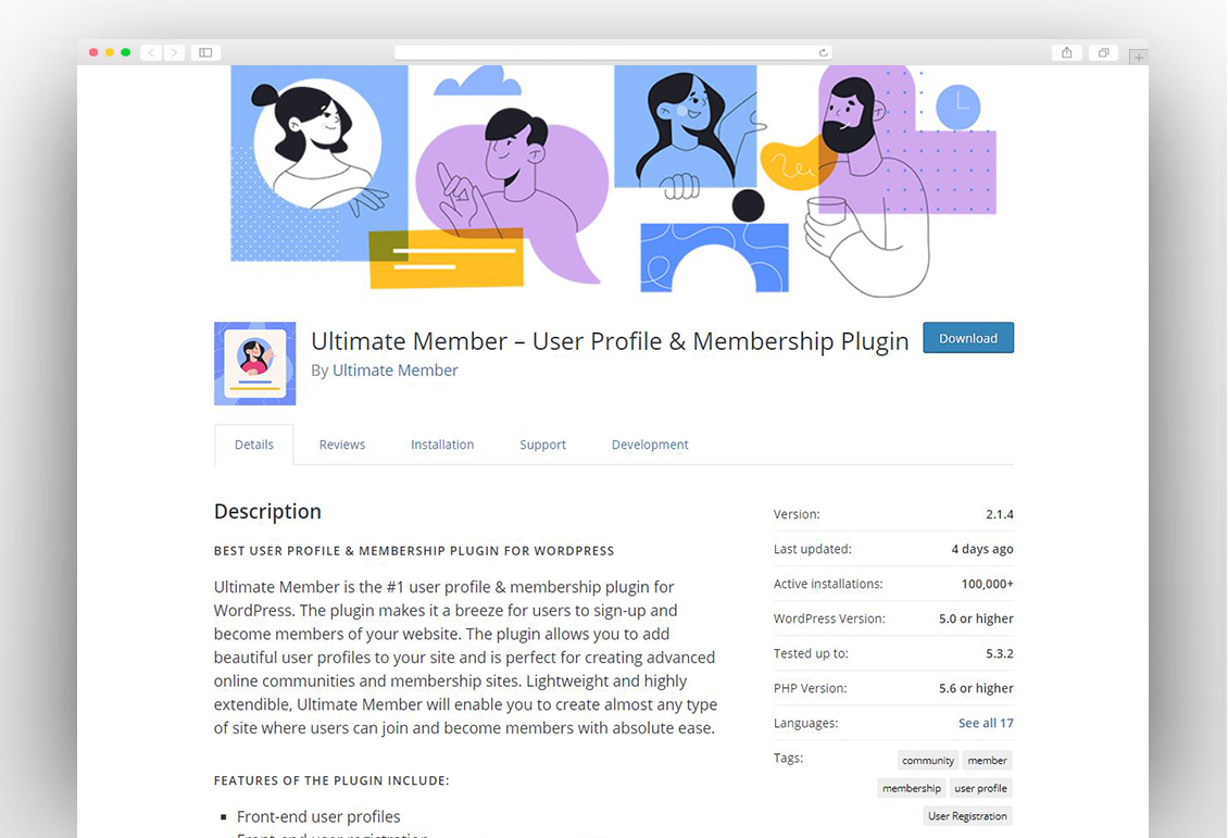 Ultimate Member – User Profile & Membership Plugin