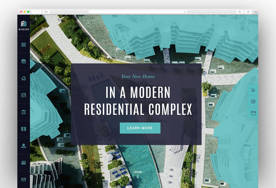 Windsor - Apartment Complex / Single Property WordPress Theme