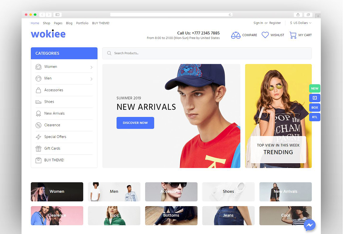 Wokiee - Multipurpose WooCommerce WordPress Theme