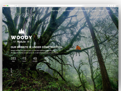 Woody - Exclusive Coming Soon WordPress Theme