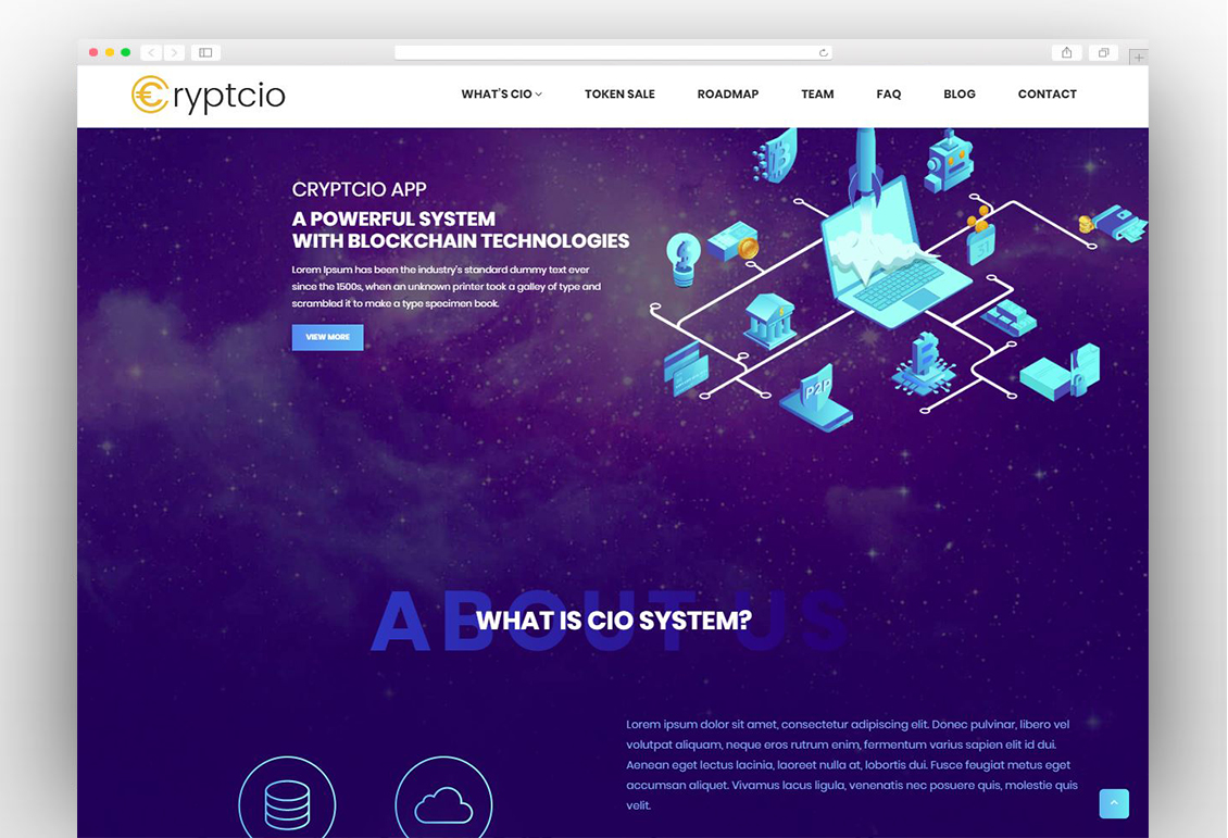 Cryptcio - Innovative WordPress Theme