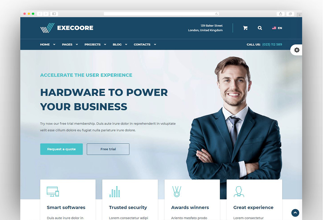Execoore - Technology And Fintech Template