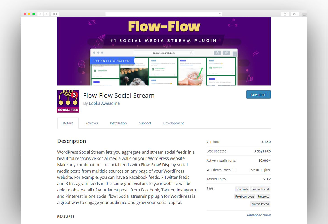 Flow-Flow Social Stream