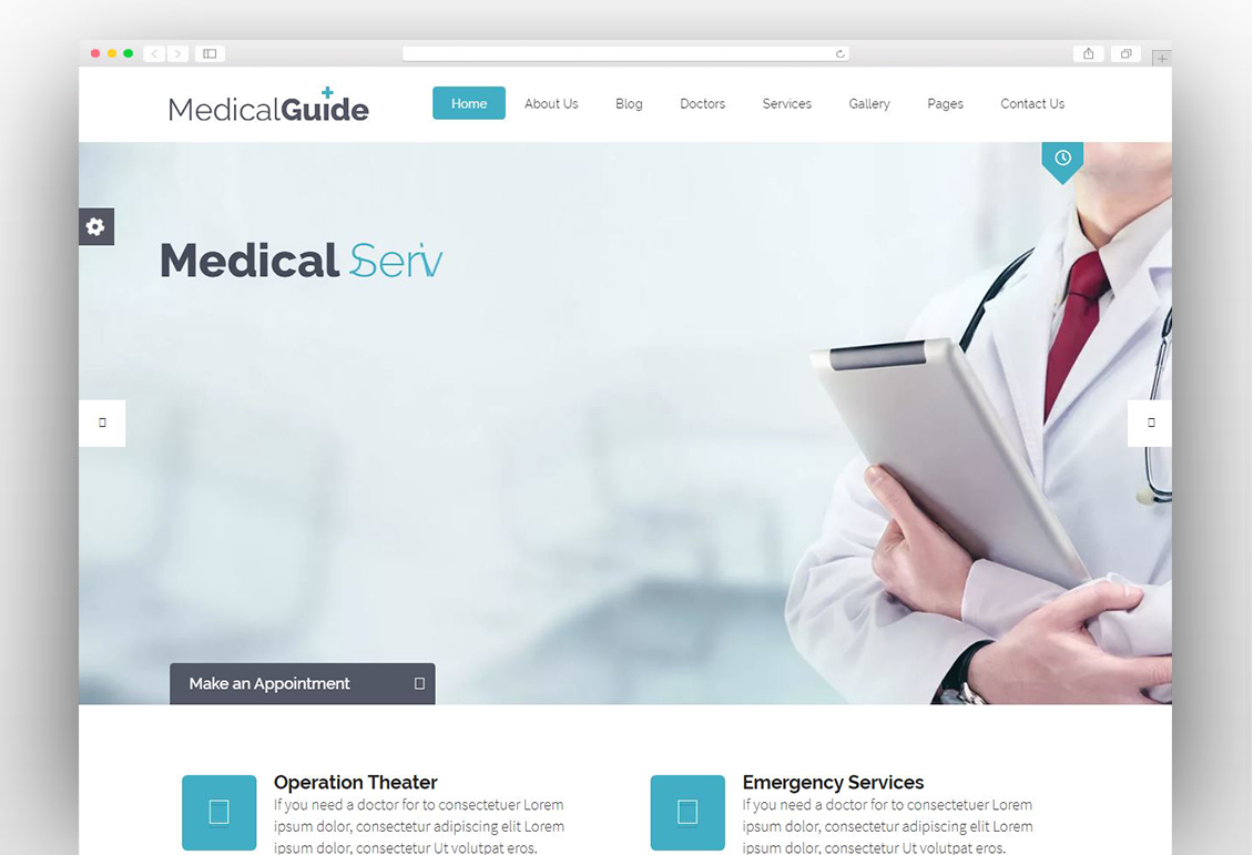MedicalGuide - Health and Medical WordPress Theme
