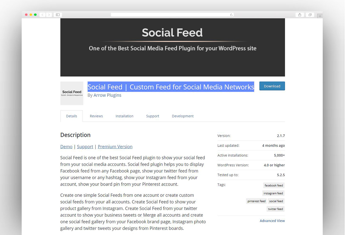 Social Feed | Custom Feed for Social Media Networks