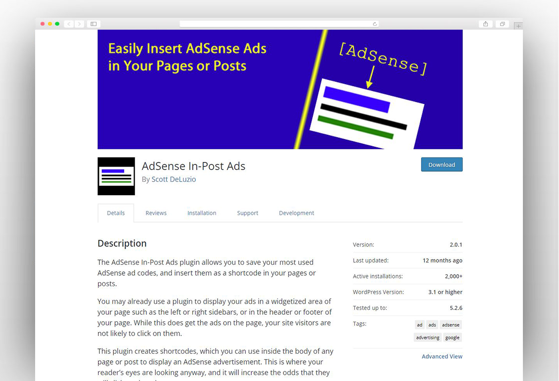 AdSense In-Post Ads