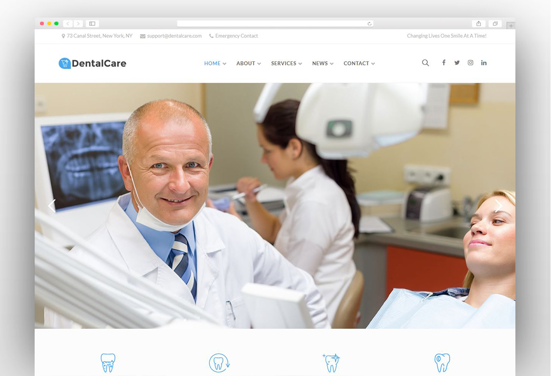 Dental Care - Dentist & Medical WordPress Theme