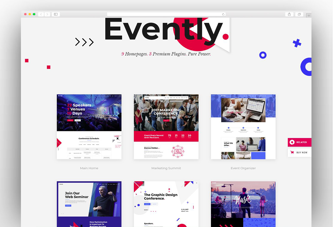 Evently - Conference & Meetup Theme