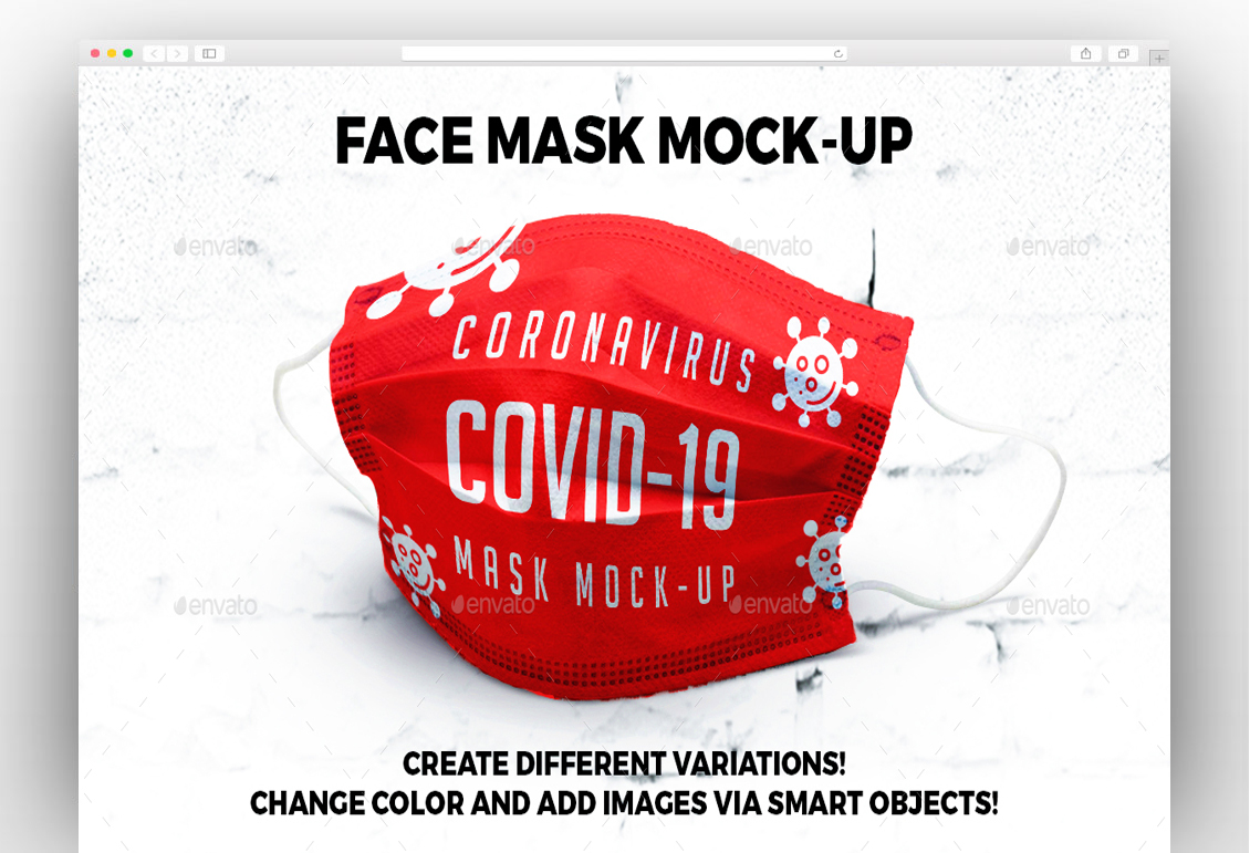 Face Mask Mock-up