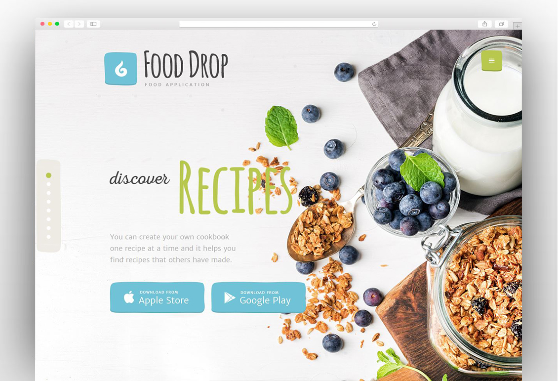 Food Drop | Meal Ordering & Delivery Mobile App WordPress Theme
