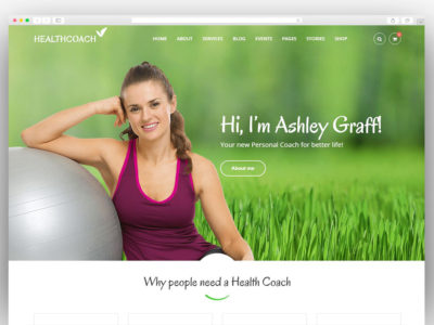 Health Coach - Personal Trainer WordPress Theme