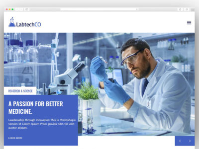 LabtechCO | Laboratory & Science Research WordPress Theme