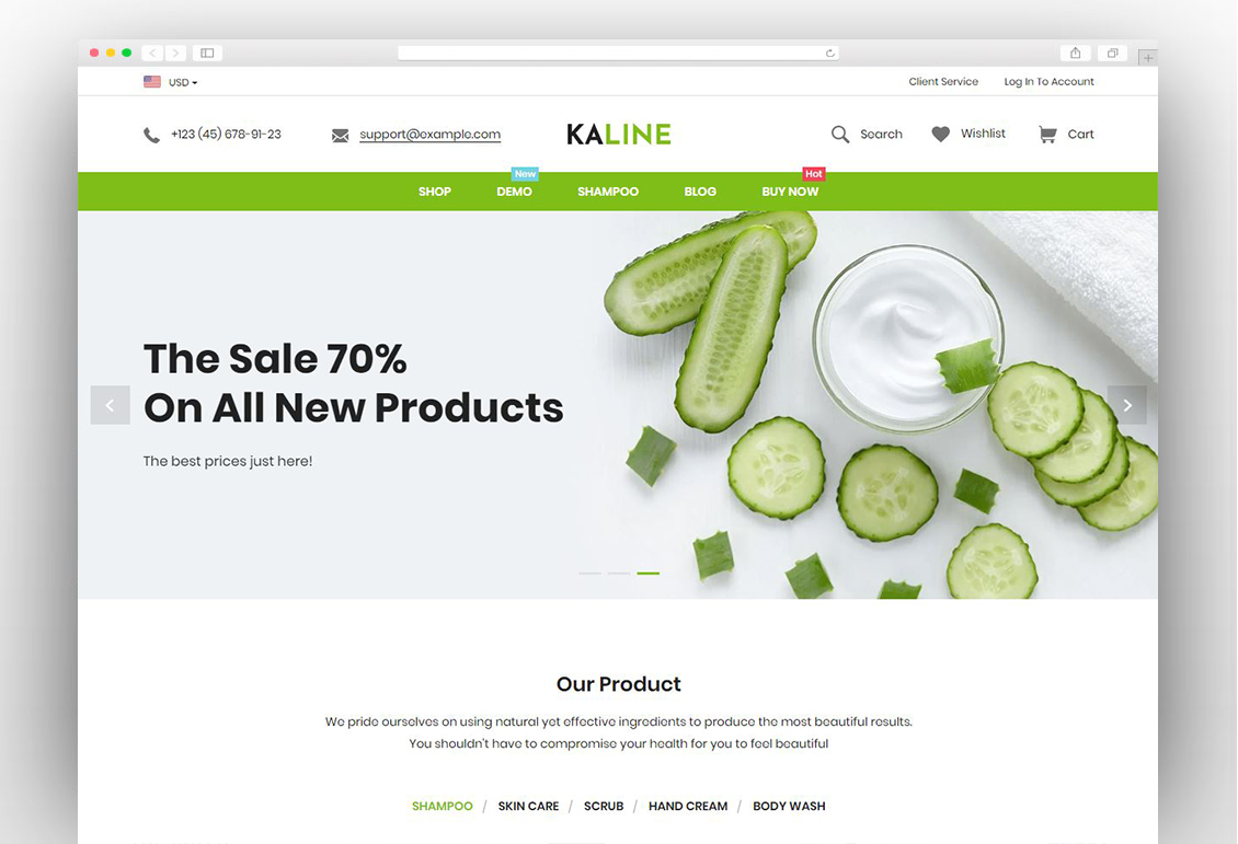 Kaline - Multipurpose Responsive Shopify Theme
