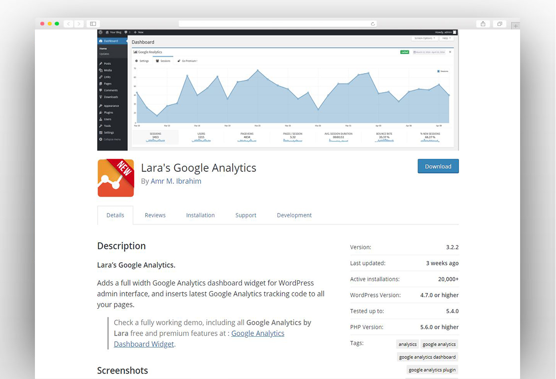 Laras Google Analytics