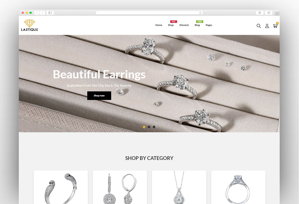 Lartique - Diamond And Gem Jewelry Responsive Shopify Theme