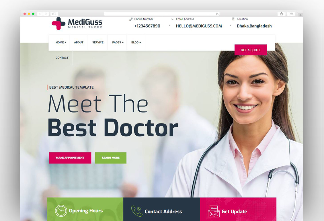 Mediguss - Medical Theme