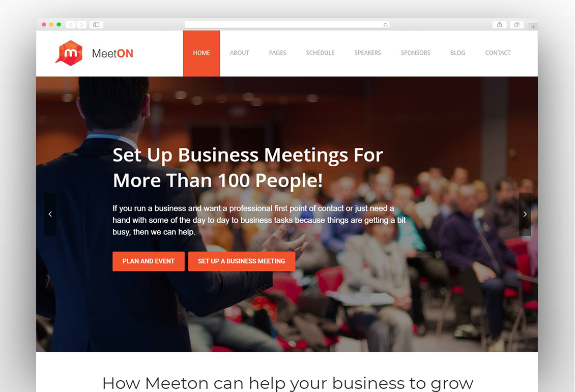 Meeton - Conference & Event WordPress Theme