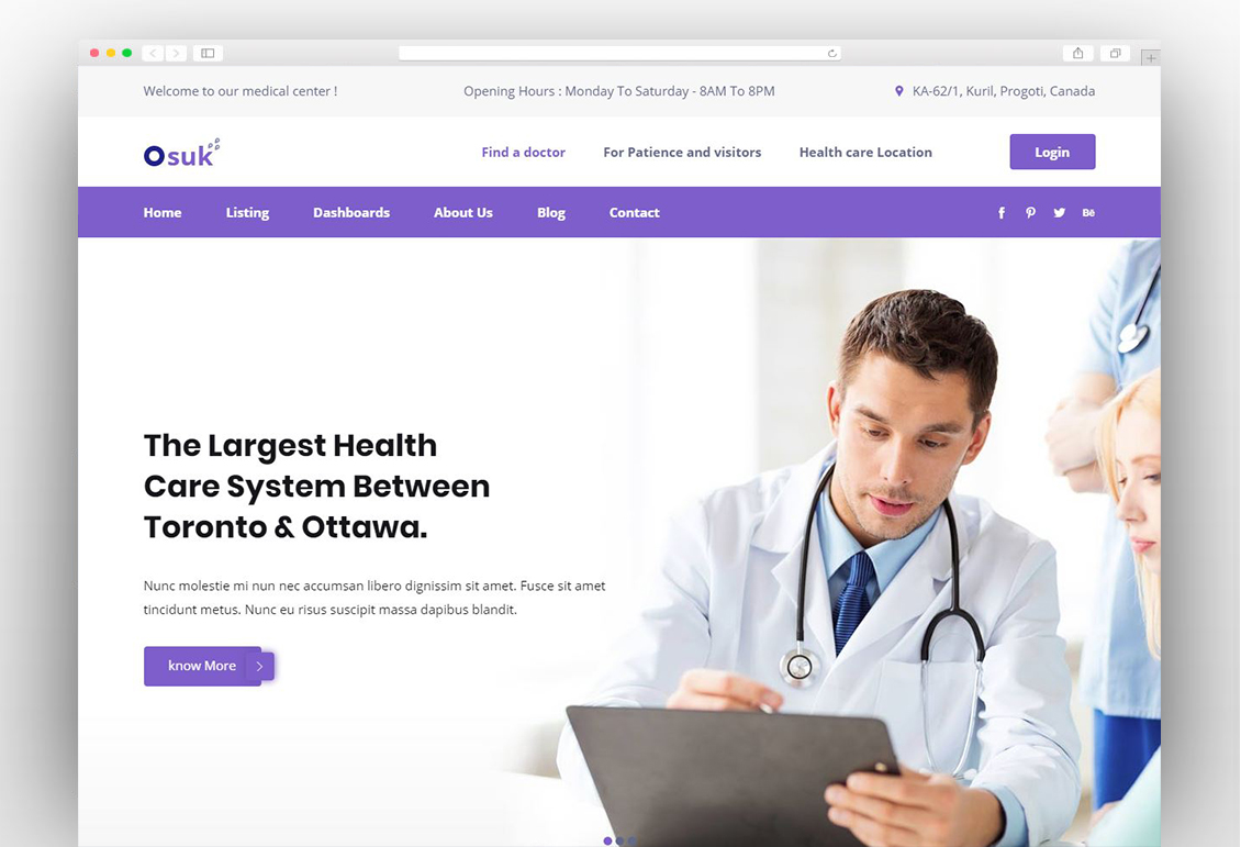 Osuk - Medical and Health HTML Template