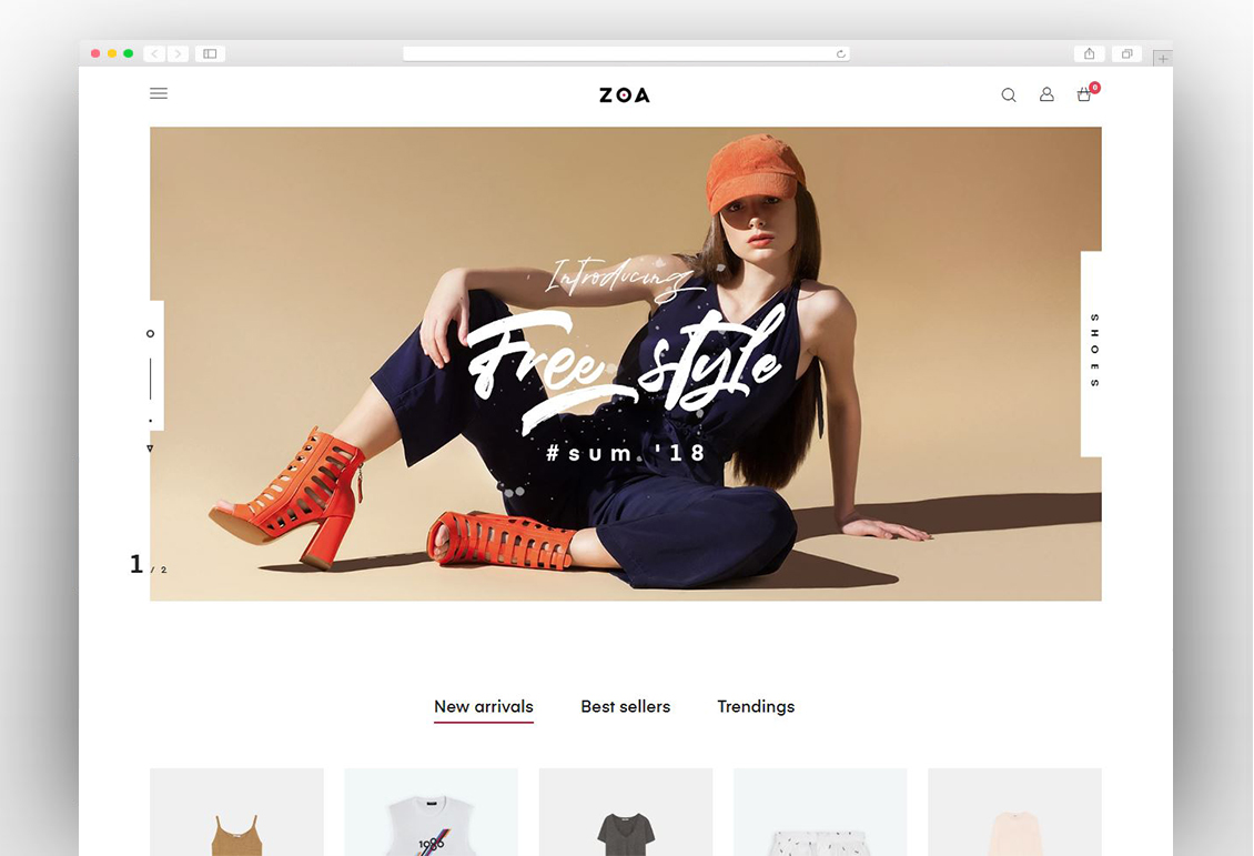 Zoa - Minimalist Shopify Theme