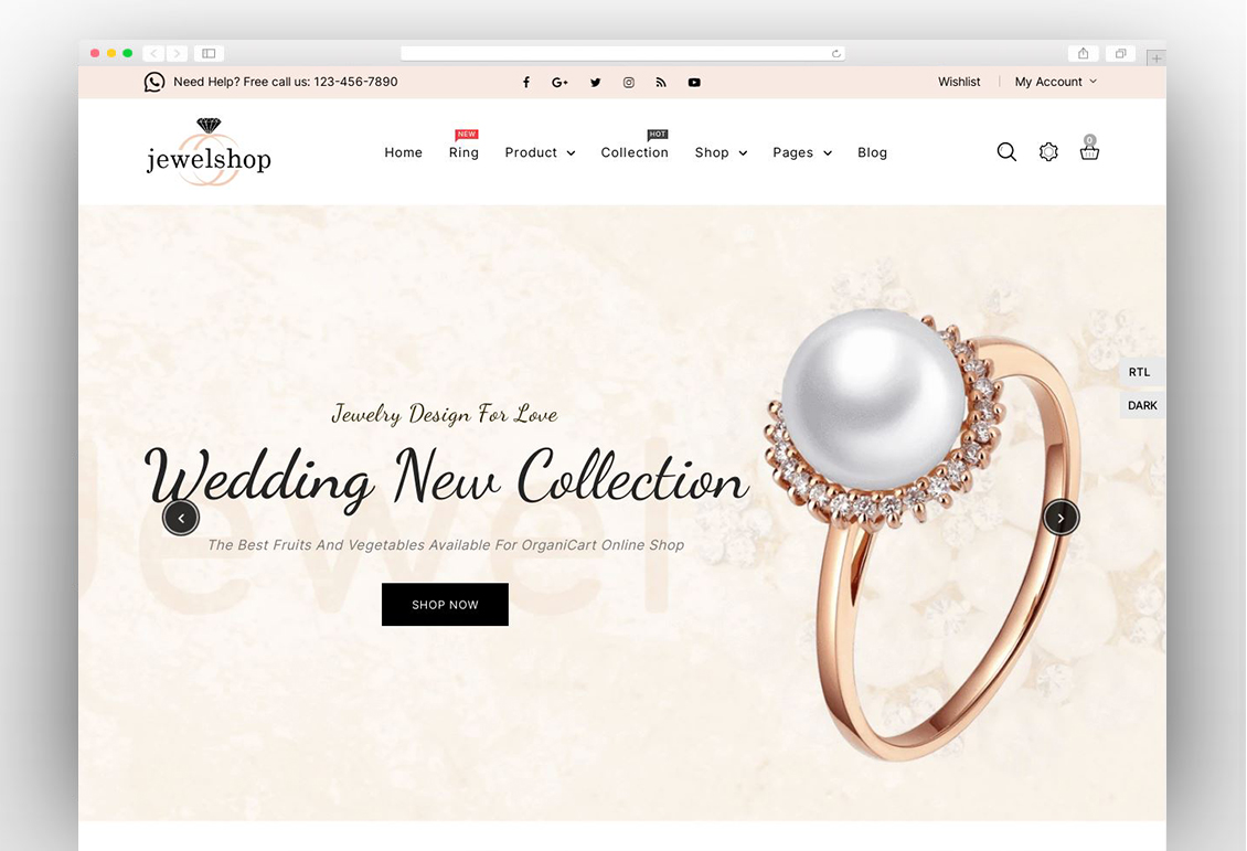jewelshop - Jewelry Responsive Shopify Theme