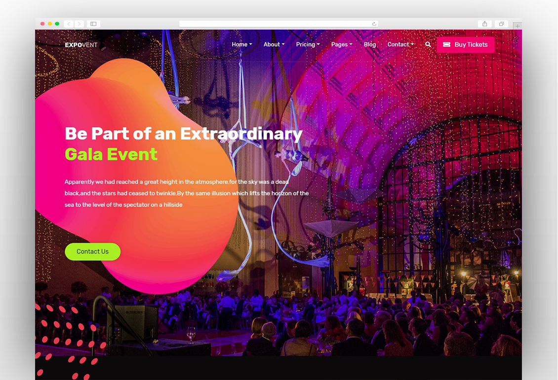 Expovent | Event HTML5 Template