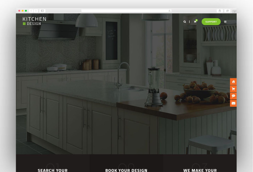 Kitchen - Design Responsive WordPress Theme
